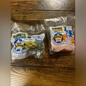 NWT (lot of 2) 1993 Sonic the Hedgehog 3 McDonalds Happy‎ Meal Toy